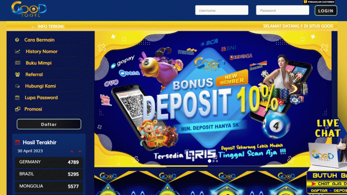 GOODTOGEL GOODTOGEL