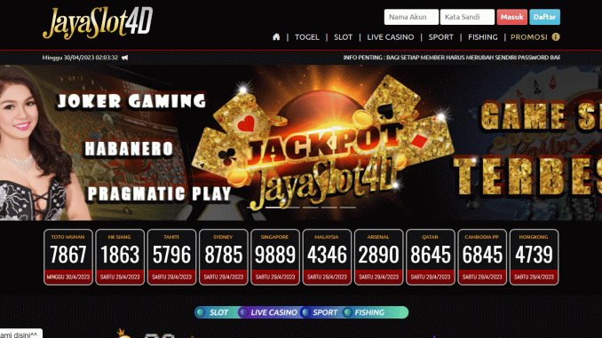 JAYASLOT4D JAYASLOT4D